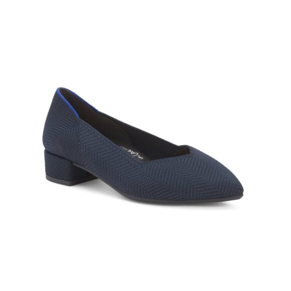 ROTHY'S Navy The High Point Comfort Heeled Sandals - Picture 1 of 2